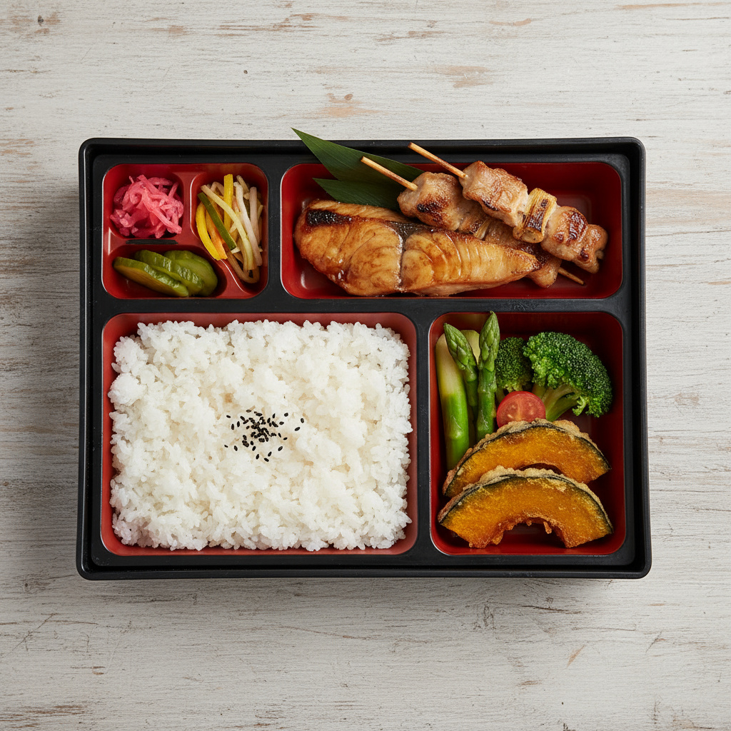 Japanische Bento-Box Take-away